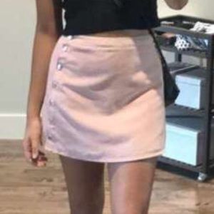 Baby pink skirt
